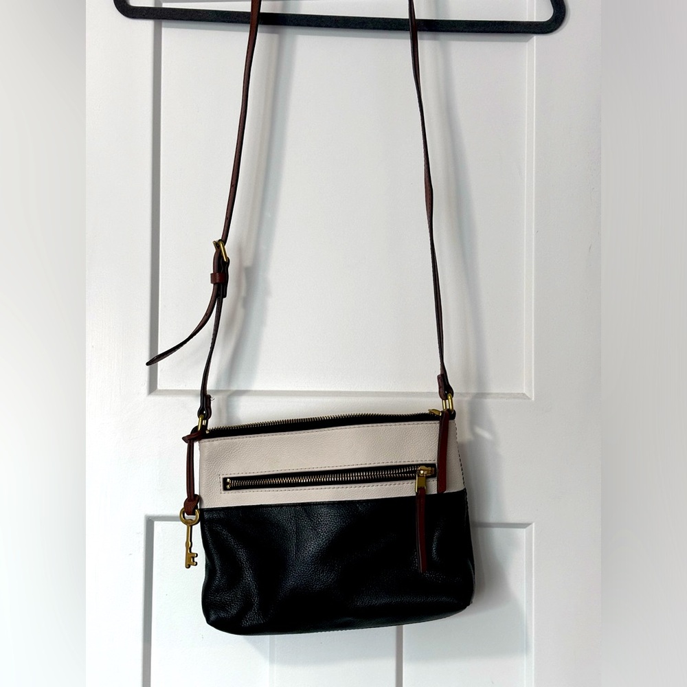 FOSSIL Leather Fiona Crossbody Purse